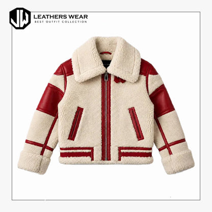 Genuine Shearling Sheep Leather Jacket