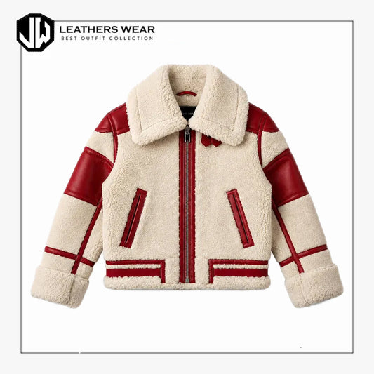 Genuine Shearling Sheep Leather Jacket