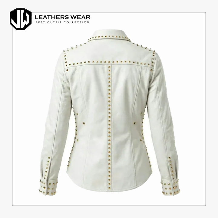 Gold Stud Western Shirt Women's