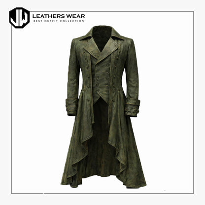 Gothic Pirate Trench Coat
