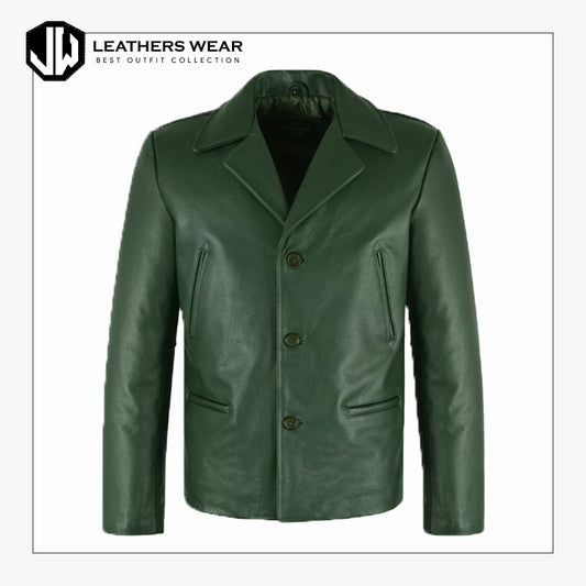 Green Classic Collared Blazer