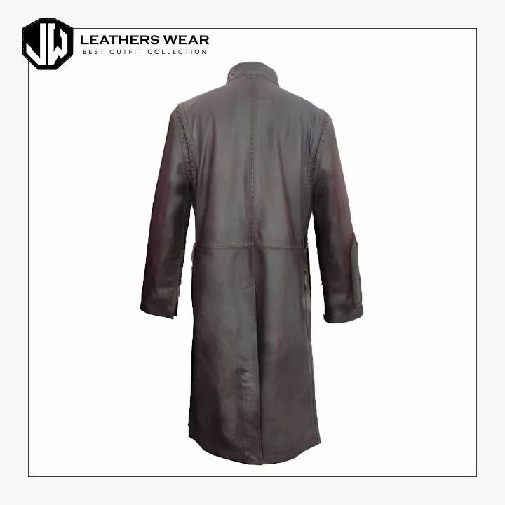 Handmade Cosplay Leather Trench Coat