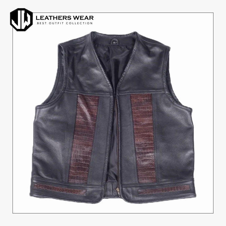 Handmade Leather Biker Club Vest