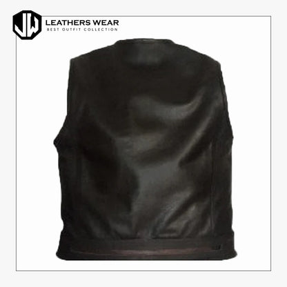 Handmade Leather Biker Club Vest