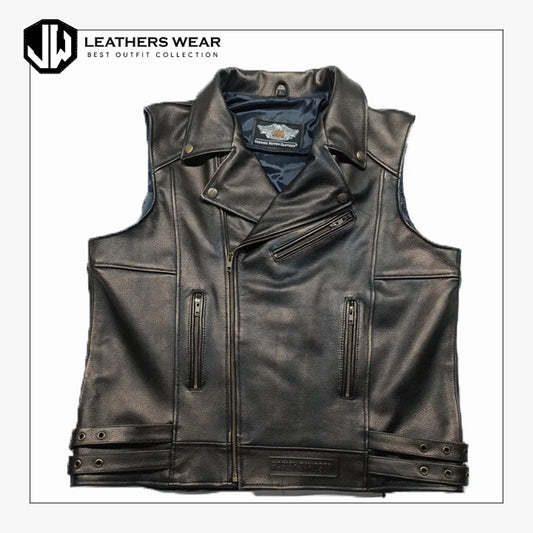 Harley Davidson Genuine Embossed Leather Vest