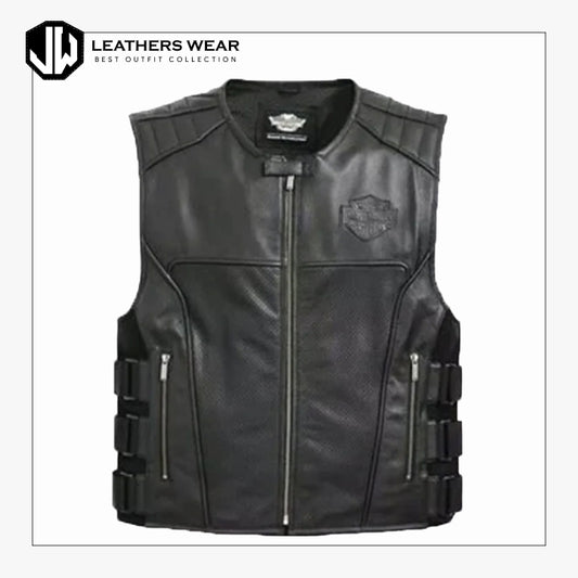 Harley Davidson Leather Vest for Men