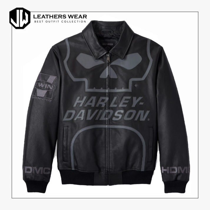 Harley Davidson Mens Willie G Skull Master Jacket