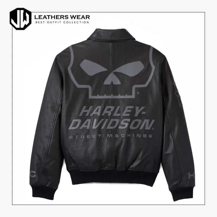 Harley Davidson Mens Willie G Skull Master Jacket