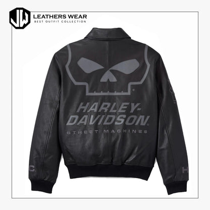 Harley Davidson Mens Willie G Skull Master Jacket