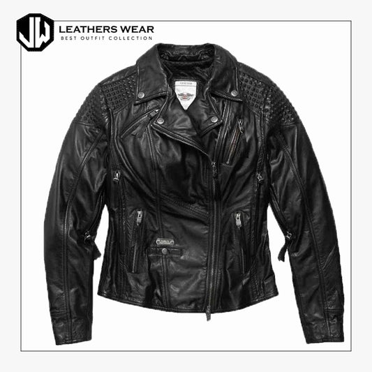 Harley Davidson Triple Vent System Leather Jacket