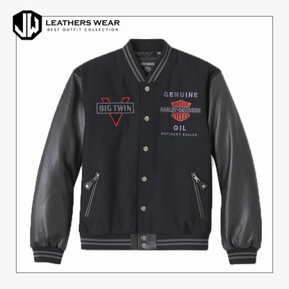 Harley Davidson Varsity Leather Jacket