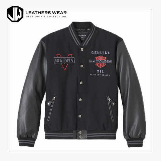 Harley Davidson Varsity Leather Jacket
