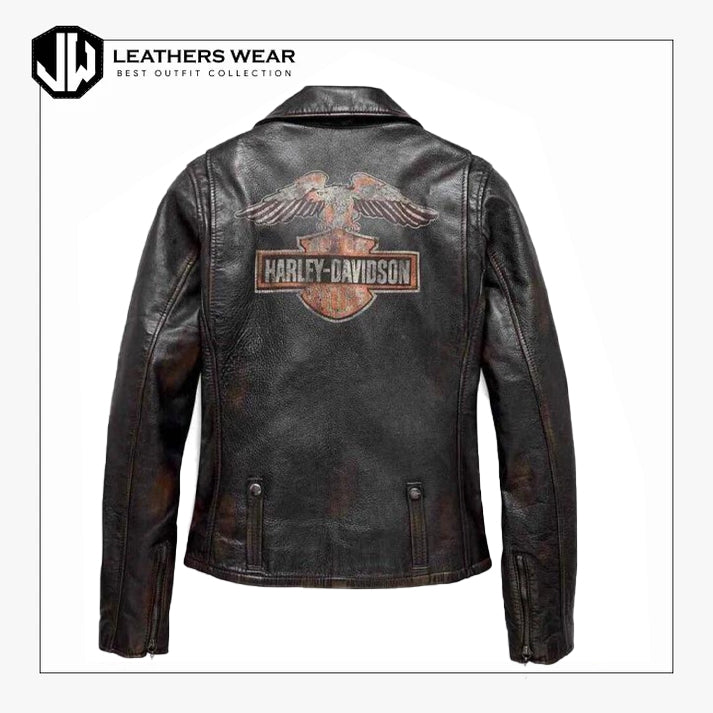 Harley Davidson Womens Eagle Leather Jacket