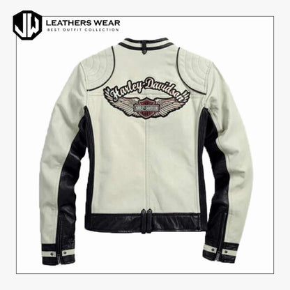 Harley Davidson Womens Leather Motorcycle Jacket