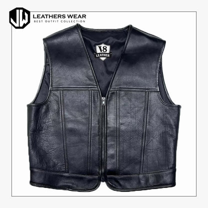 Hot Leather Vest