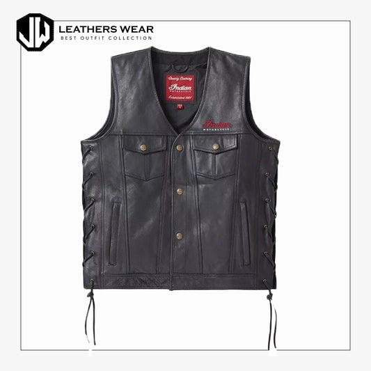 Indian Motorcycle Men’s Black Vest