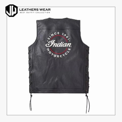 Indian Motorcycle Men’s Black Vest