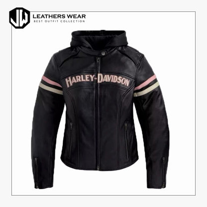 vintage harley davidson leather jacket womens