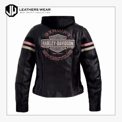 vintage harley davidson leather jacket womens