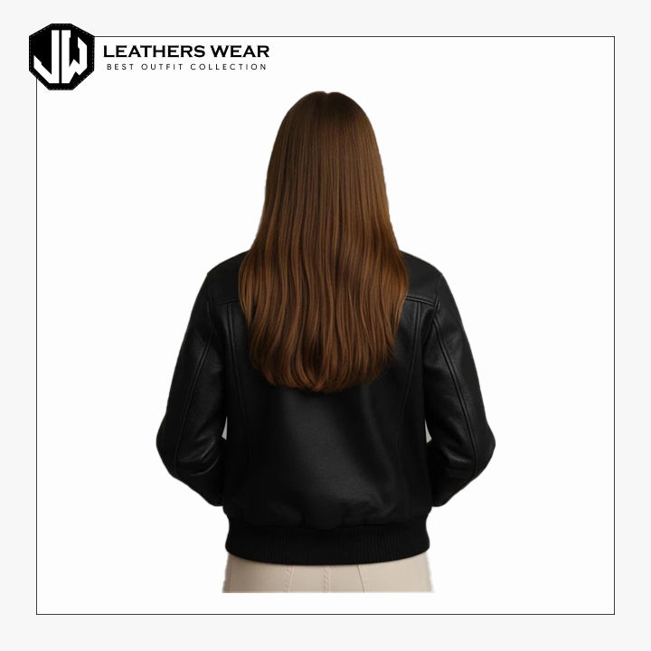 Ladies Leather Flying Jacket