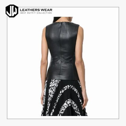 Ladies Leather Shirt