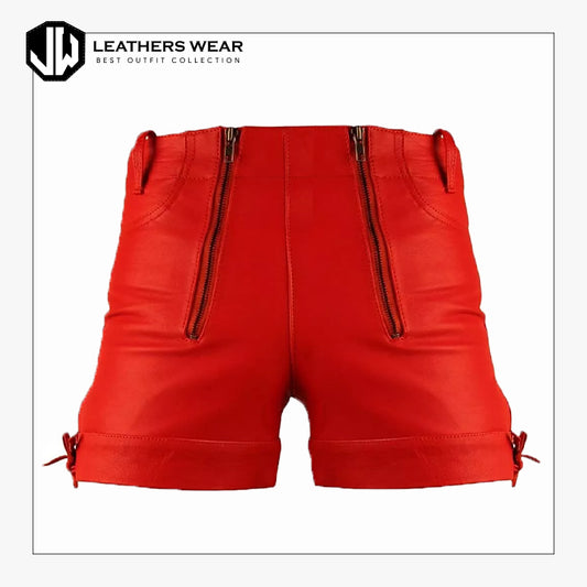Leather Bike Shorts