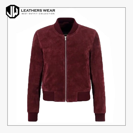 Leather Bomber Jacket Zara