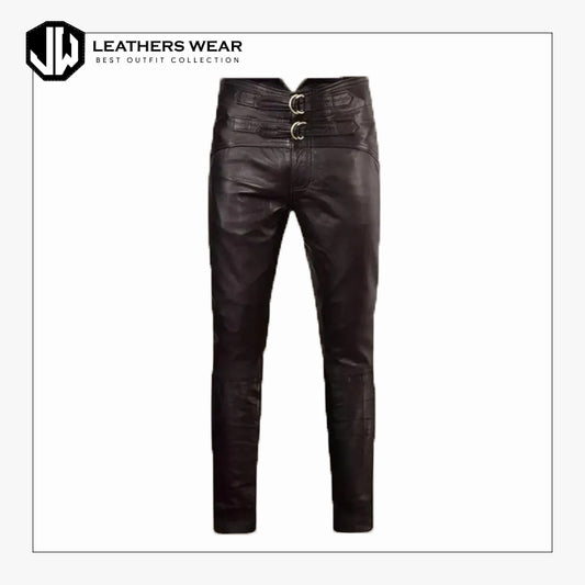 Leather Brown Pants