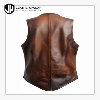 Leather Club Vest