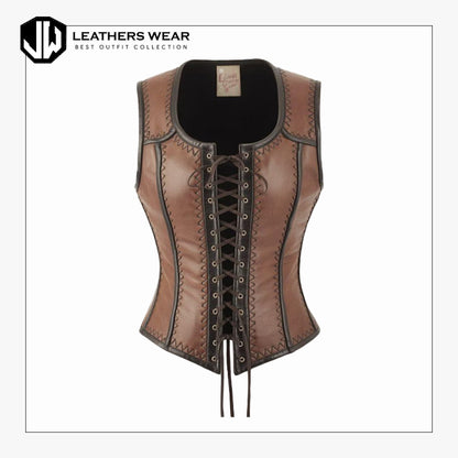Leather Corset Women