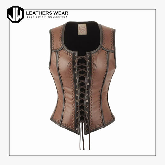 Leather Corset Women