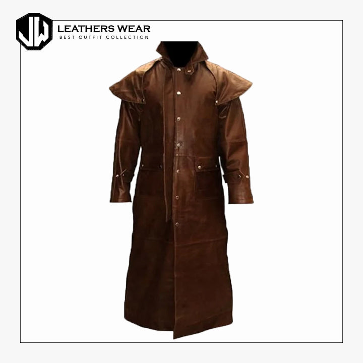 Leather Duster Coat