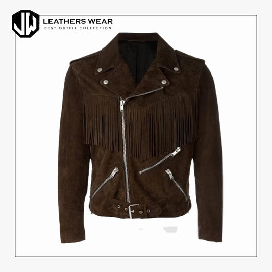 Leather Jacket Cowboy Style