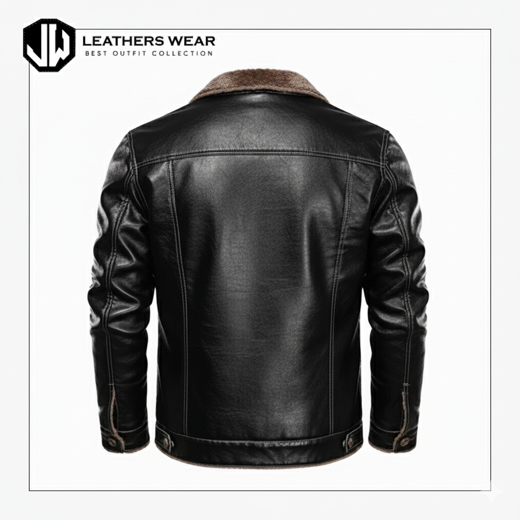 Leather Jacket Racer Style