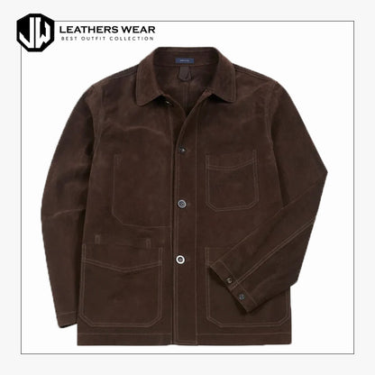 Leather Jacket Trucker