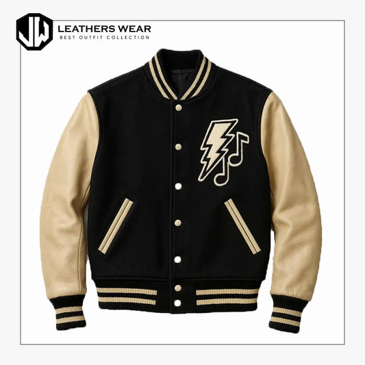 Leather Letterman Jacket
