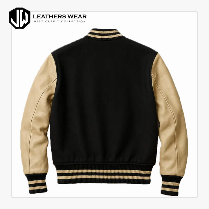 Leather Letterman Jacket