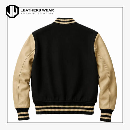 Leather Letterman Jacket