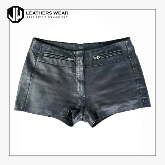 Leather Look Shorts