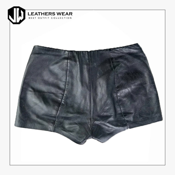 Leather Look Shorts
