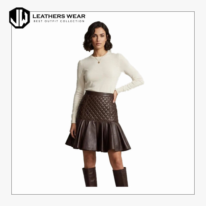 Leather Midi Skirt
