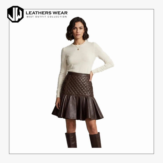 Leather Midi Skirt