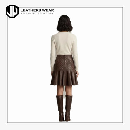 Leather Midi Skirt