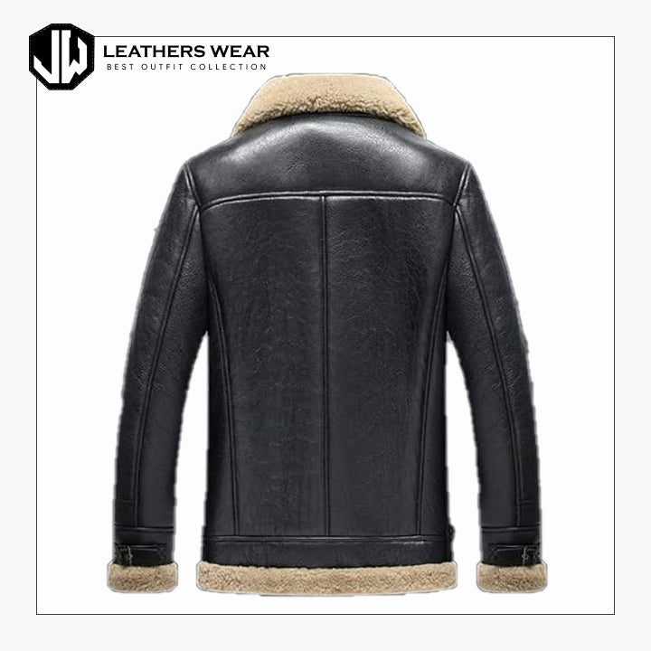 Leather Shearling Coat