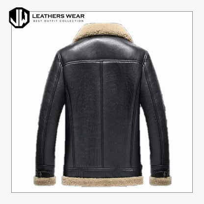 Leather Shearling Coat