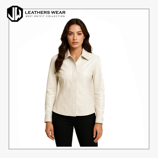 Leather Shirt Ladies