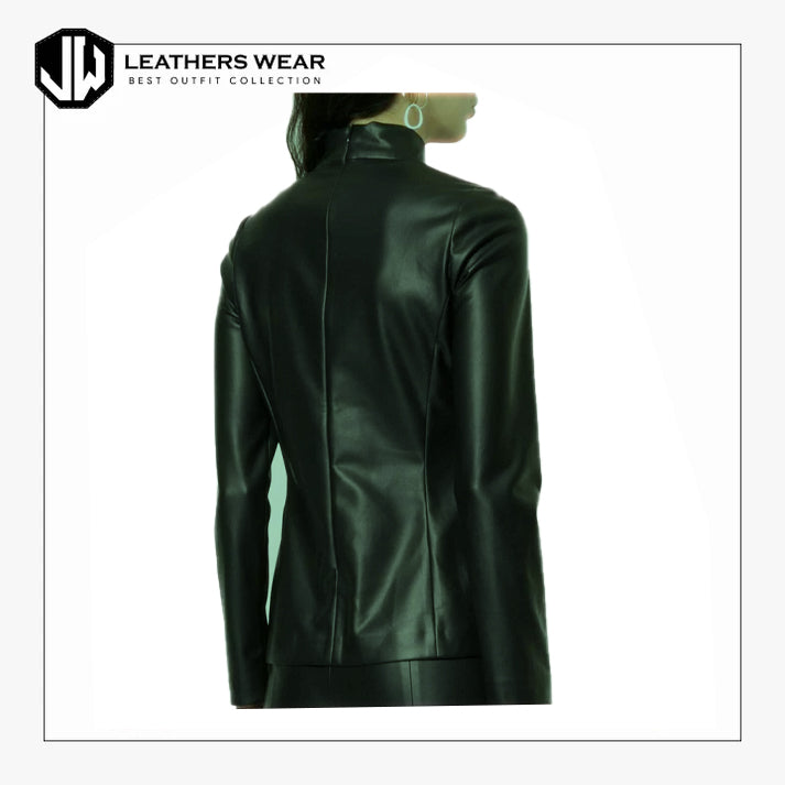 Leather Shirt Womens