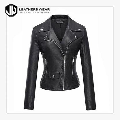 Leather Studded Jacket Women