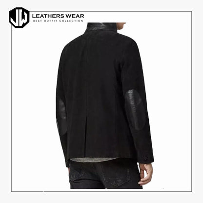 Leather and Suede Coat
