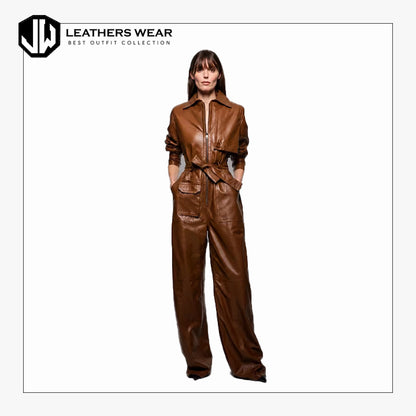 Leatherette Jumpsuit